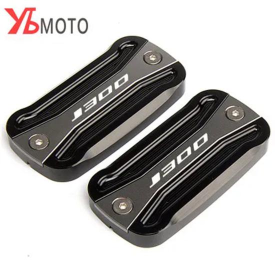 Аксессуары для мотоциклов подходит для KAWASAKI J300 J 300 2014-2015 2016 2017 2018 алюминиевые крышки бачка тормозной жидкости