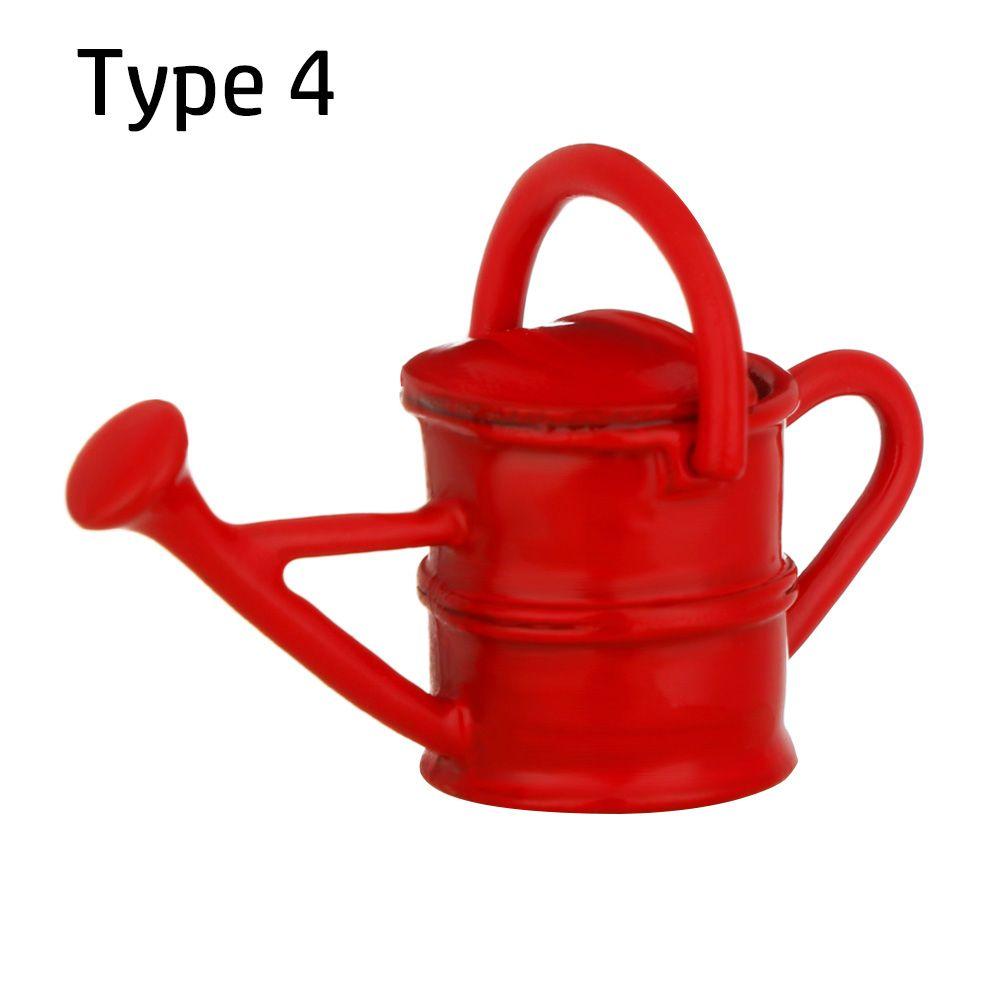 Landscape Watering Pot Miniature Tools Dollhouse Accessories Wood Hoe Shovel Doll Farming kits