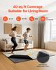 Rug Pad 2.44 x 1.52 m, Non-slip Carpet Area Pad, Rug Mat Padding with Dual Surface Felt Cushion & Rubber Gripper, Hardwood Floor Protection for All