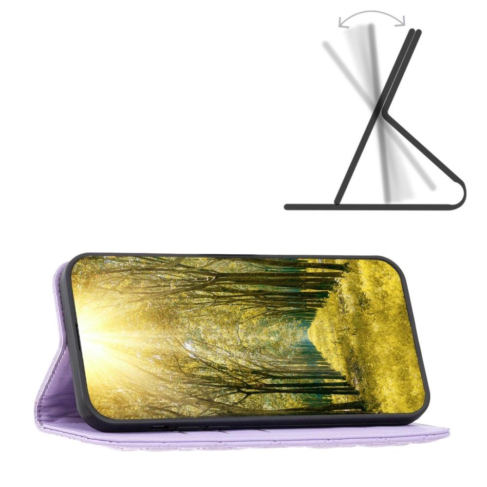 Flip Case for Xiaomi Redmi Note 13 5G, Wallet, BINFEN COLOR, Purple