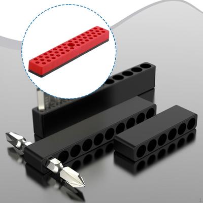 Органайзер для хранения шестигранных бит 1/4" 18×3,1 см для бит для дрели и отвертки Профессиональный