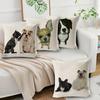 Linen Pillowcase Cartoon Pattern Home Car Cushion Cover
