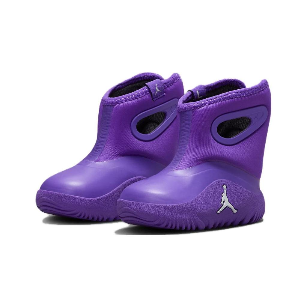 Air Jordan Lil Drip TD Purple Venom Детские кроссовки Черный Светло-базовый-серый FB9919-500