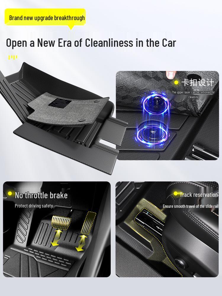 2025 Geely Binyue L Комплект ковриков TPE - Декорация и детали для модификации салона автомобиля.