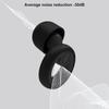 Reusable soft silicone sleep earplugs, 30dB noise reduction, easy to clean and portable