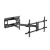 Support Mural TV - LOGILINK - BP0138 - Inclinable - Pivotant - Acier Noir - 43 À 80 Pouces