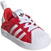 adidas Оригинальные Superstar 360 Удобные Мягкие Модные Поддерживающие Низкие Кроссовки для Ходьбы Детская Обувь Красный IH1751