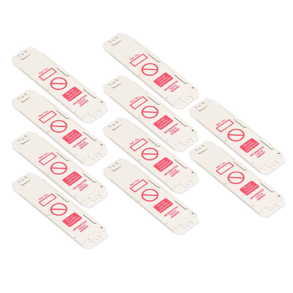 10 шт. пластиковый держатель статуса лесов для тегов проверки безопасности, не используйте держатели лесов