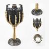 Retro Viking Dragon Drinking Mug Skeleton Skull Goblet Drinkware Gothic Wine Cup  Home