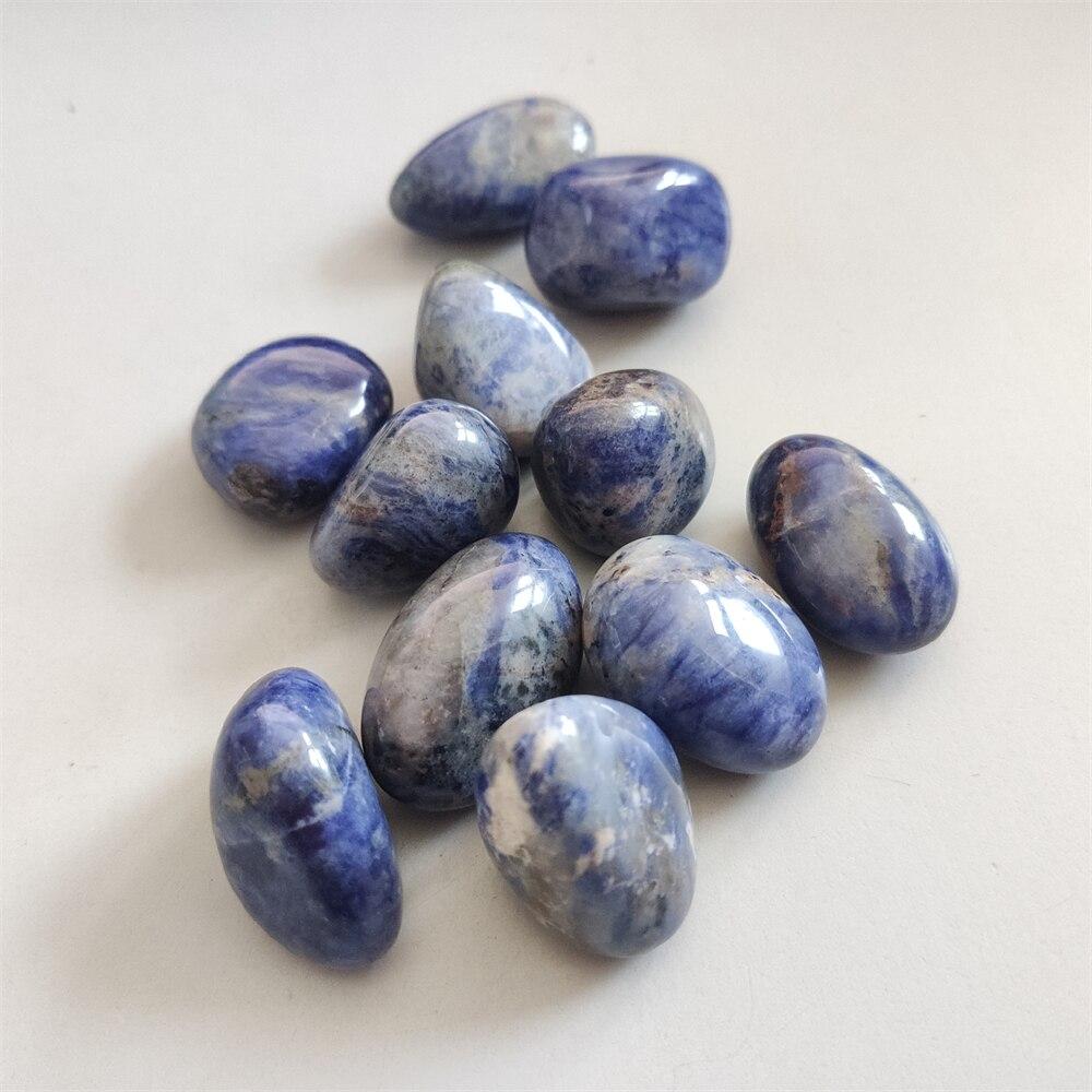 Natural Blue Sodalite Stone Healing Crystals Specimen Healing Crystals Mineral Gemstone Aquarium Home Decoration Gifts