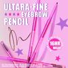 4-color Double-ended Eyebrow Pencil, Lightweight, Waterproof and Sweat-proof, Long-lasting Ultra-fine Eyebrow Pencil for Daily Makeup,
