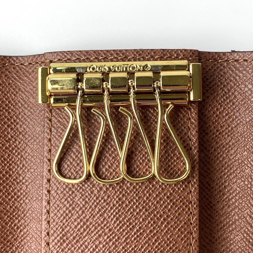 Used LOUIS VUITTONKey Holder  Brown PVC Unisex