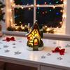 Glowing Gingerbread House With Lights - Animated Christmas Decoration For Indoor Festive Display
