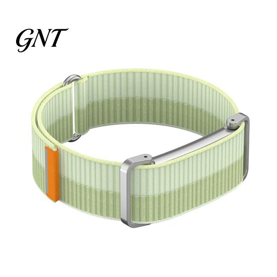 Flexible Nylon Weave Strap for Fitness Band Fitbit Air, Breathable Woven Sport Strap, Adjustable Replacement Comfortable Sleep Daily Use Wristband Men