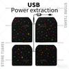 For Ferrari Portofino M Roma 296 GTB 296 GTS F8 Tributo F8 Spider SF90 Spider 812 USB Car LED Starry Sky Foot Mat DIY Can Be Cut ZX2