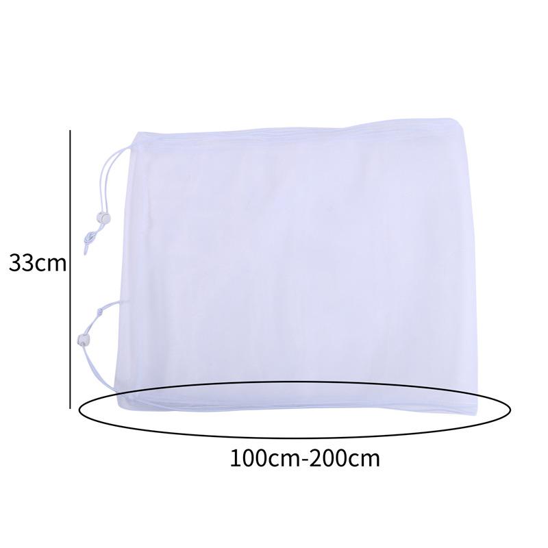 Universal Bird Cage Cover 360 Degrees Covering Bird Cage Mesh Net Elastic Birdcage Cover Soft Bird Seed Guard Skirt For Home