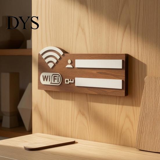 Минималистичный деревянный знак WiFi, знак с паролем WiFi, деревенское настенное украшение, записываемая настраиваемая доска, беспроводная сеть для гостевой комнаты,