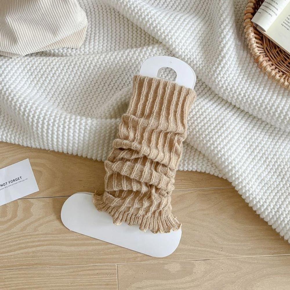 Knitting Lolitas Knitted Socks Cute Sweet Long Stockings Fashion Leg Warmers Autumn Winter