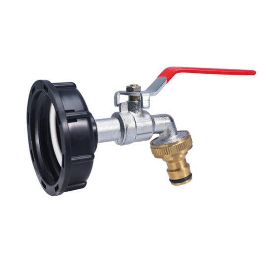 Адаптер для бака IBC Tote, устойчивый к коррозии, простой в установке, соединитель для садового шланга, сменный клапанный фитинг