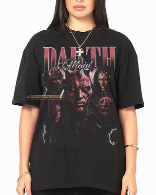 Darth Maul Graphic T-Shirt, Vintage Style Unisex Streetwear