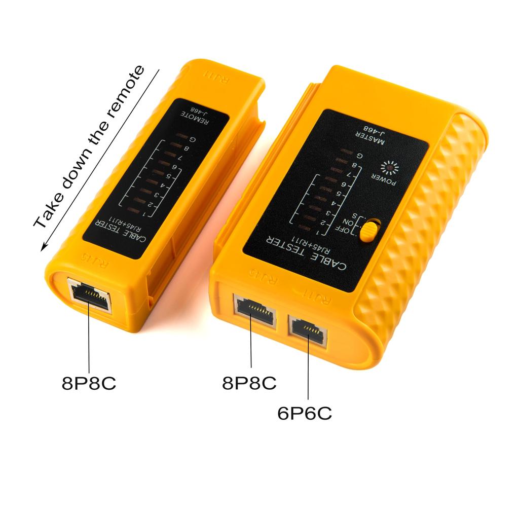 CFIKTE Network Cable Tester Test Tool RJ45 RJ11 RJ12 CAT5 CAT6 UTP USB LAN Wire Ethernet