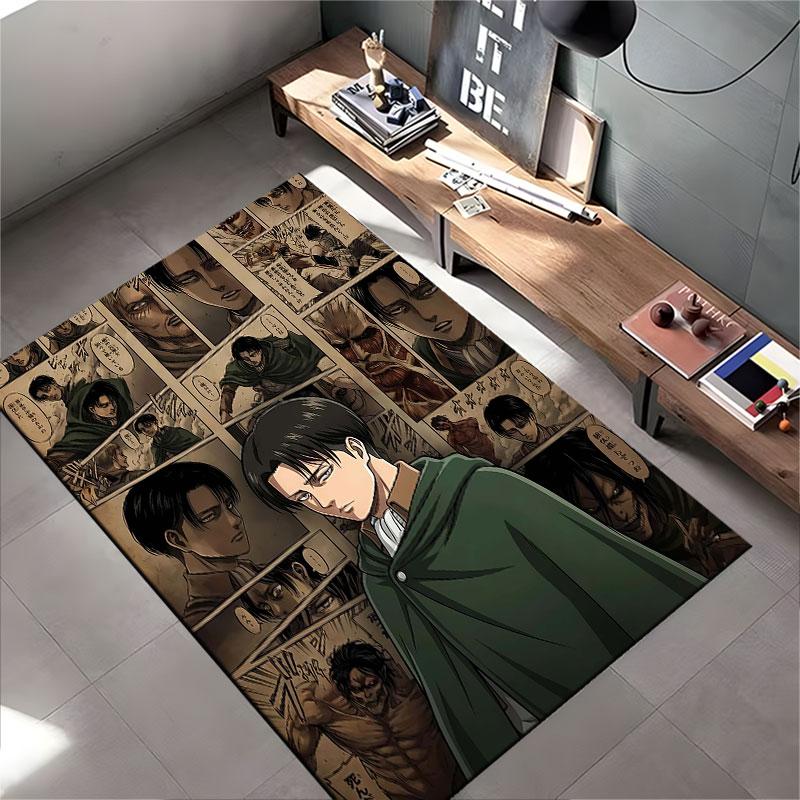 Anime-Inspired Manga Style Carpet suitable as a non-slip mat for the living room or bedroom sofa