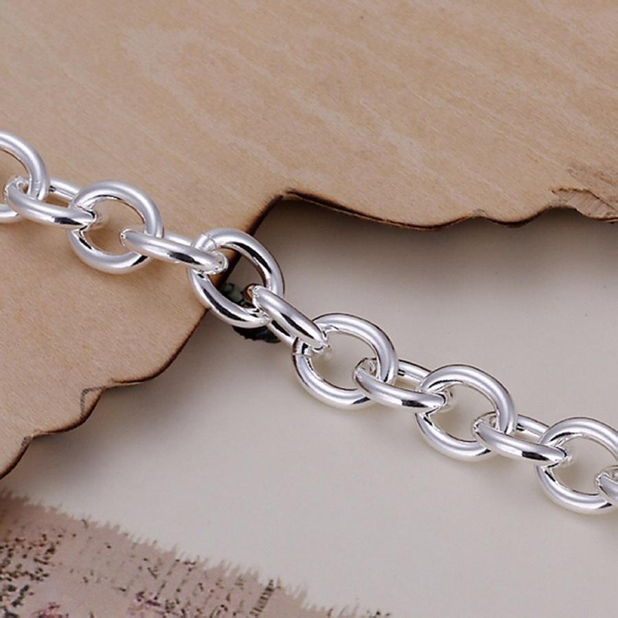 Fashion Chain Men Women Silver Color Jewelry High Quality Bracelet Factory Price
