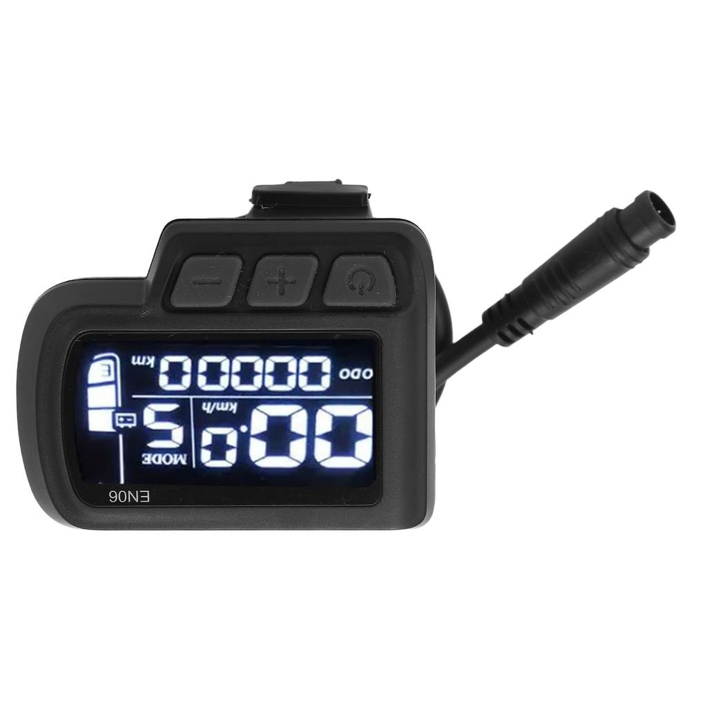EN06 LCD Дисплей для Велосипеда Спидометр с Разъемом для Подсветки 6-контактный Водонепроницаемый Провод 24В 36В 48В 60В Дисплей для Электровелосипеда
