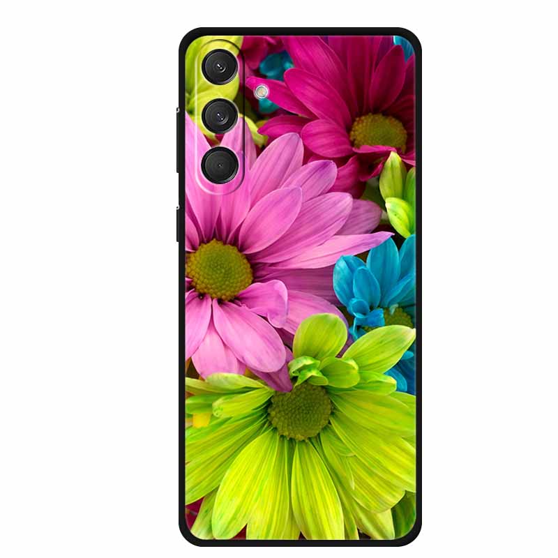 Чехол для Samsung Galaxy A36 5G Мягкий силиконовый чехол Черный бампер ТПУ Чехлы для телефона Для Samsung A36 Чехол A 36 5G Funda Задняя крышка