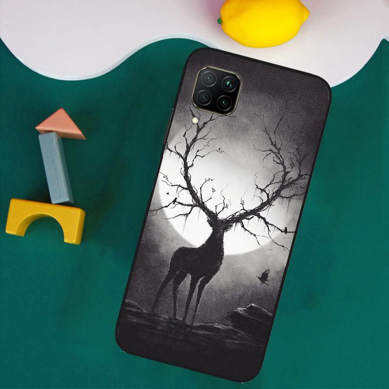 Чехол Олень для Huawei Nova Y73 Y72 Y70 Y90 Y60 Y61 Y91 12s 12i 11i 8i 9 10 SE P40 Lite P30 P60 Pro