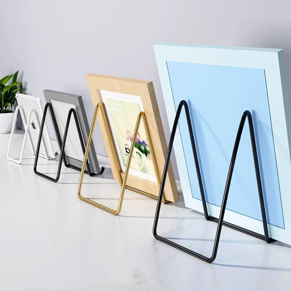 Photo Iron Magazine Rack Picture Display Stand Holder INS Book Storage Rack Tabletop
