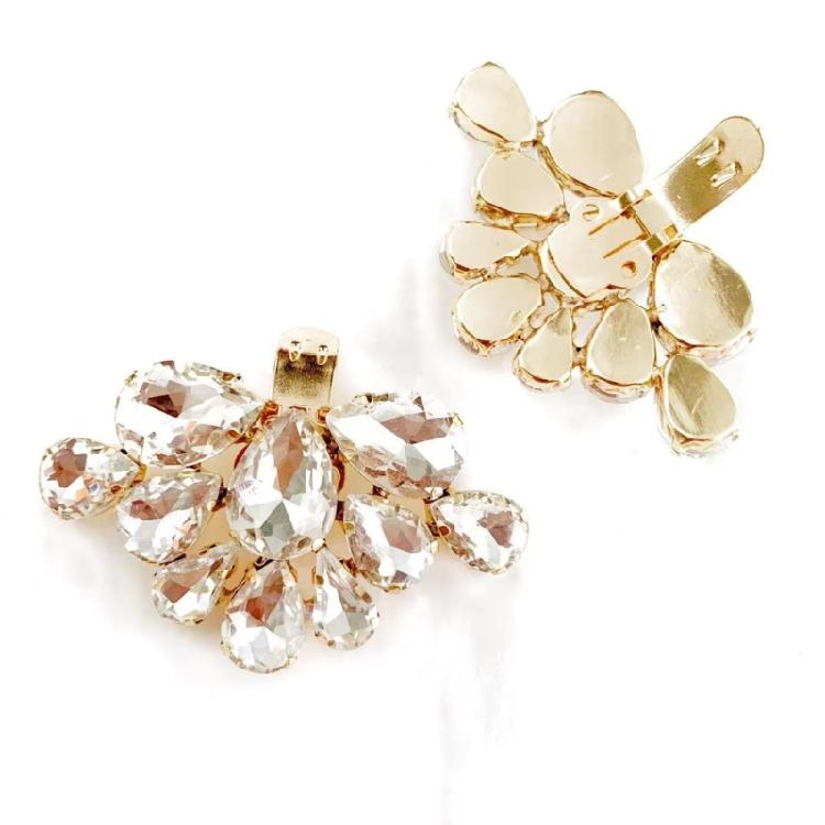 Клипсы-подвески для обуви для женщин Съемные Стразы Хрустальные Пряжки для обуви Свадебные Вечерние Праздничные Декор для туфель на высоком каблуке