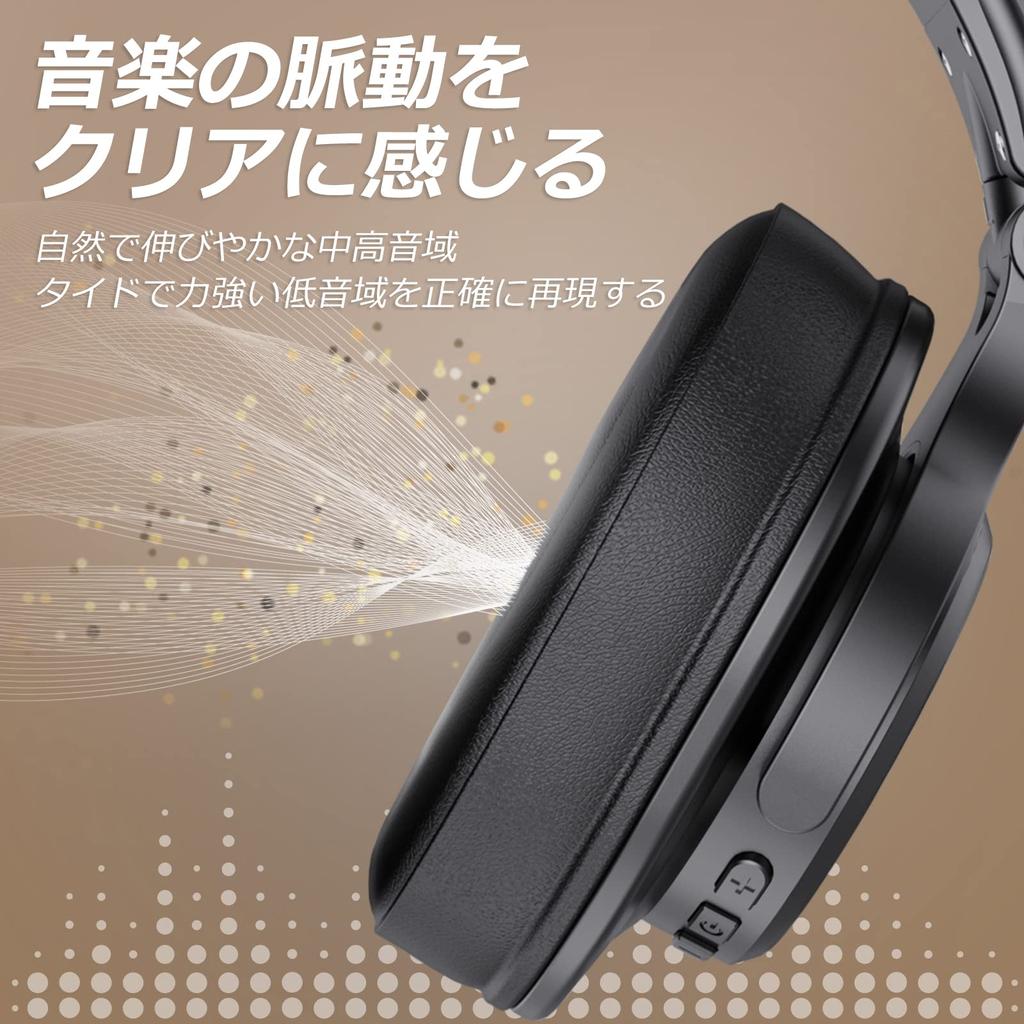 OneOdio A70 Wireless Up To 72 Hours Bluetooth Wired and Dual with DJ Sealed Monitor Detachable Listening To Headphones, Playtime, Headphones,