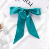 2024 Spring/Summer Women's Silk Scarf Headband: Thin, Narrow, Solid Color Ribbon for Ponytail, Bag, or Bow Tie Use