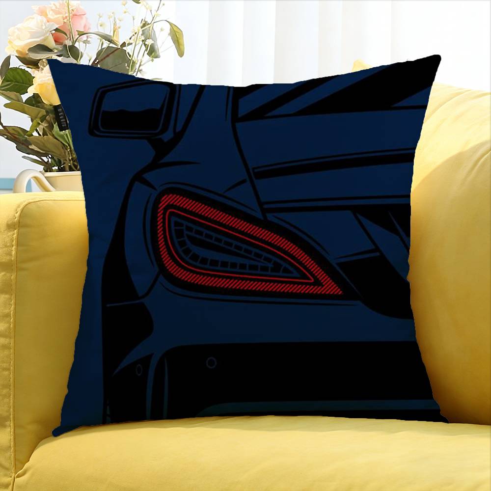 Cool Cls Car World Various Sizes Square Pillow Case For Car Home Bedchamber Decor