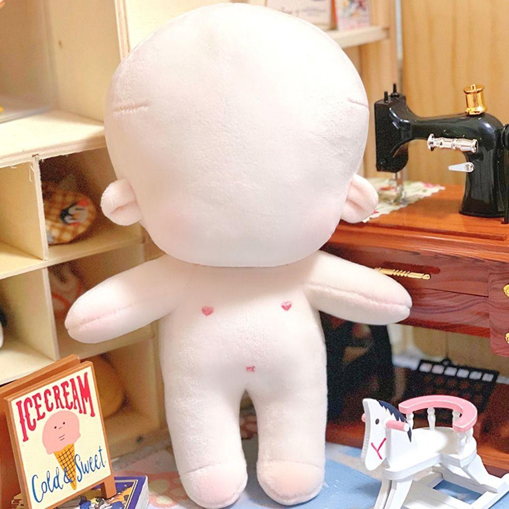 Изменение одевания игры самодельные игрушки DIY идол кукла вышивка или пустые хлопковые мягкие куклы тело