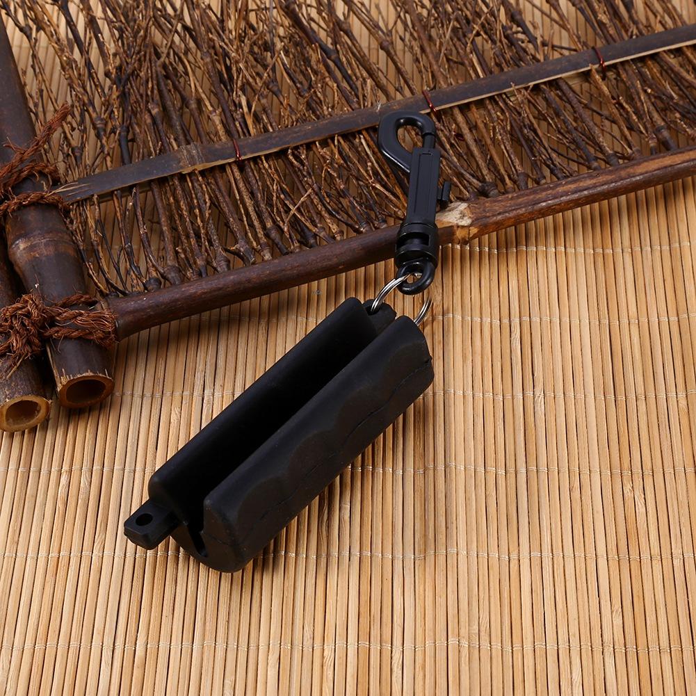 1xЧерный силиконовый брелок для стрельбы из лука, съемник стрел для охоты и стрельбы из лука