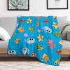 Finny The Shark Pattern 01 Throw Blanket For Baby For Sofa Thin Blankets