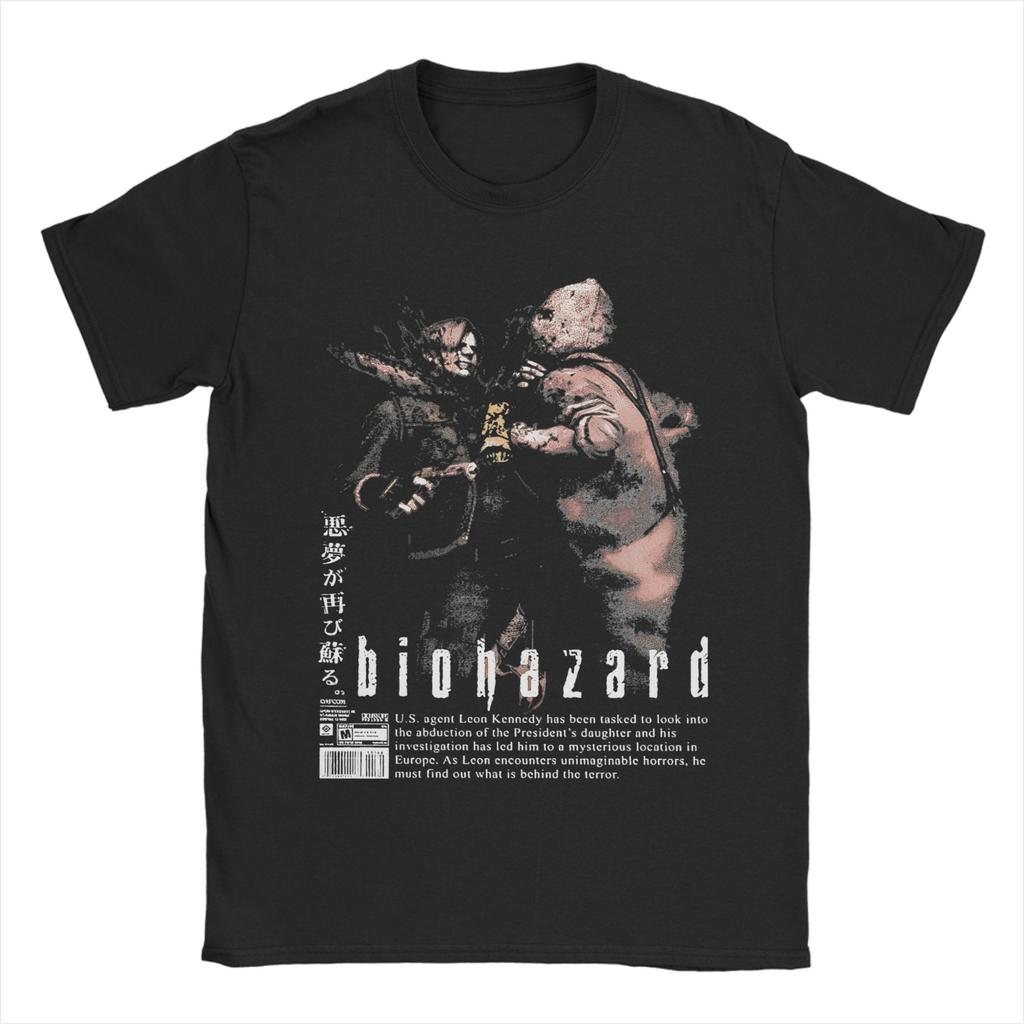 S.T.A.R.S.. Преобладали Жители Зла Футболки Чистый Хлопок Новинка Футболка Круглый Вырез Футболки Короткий Рукав Одежда Лето