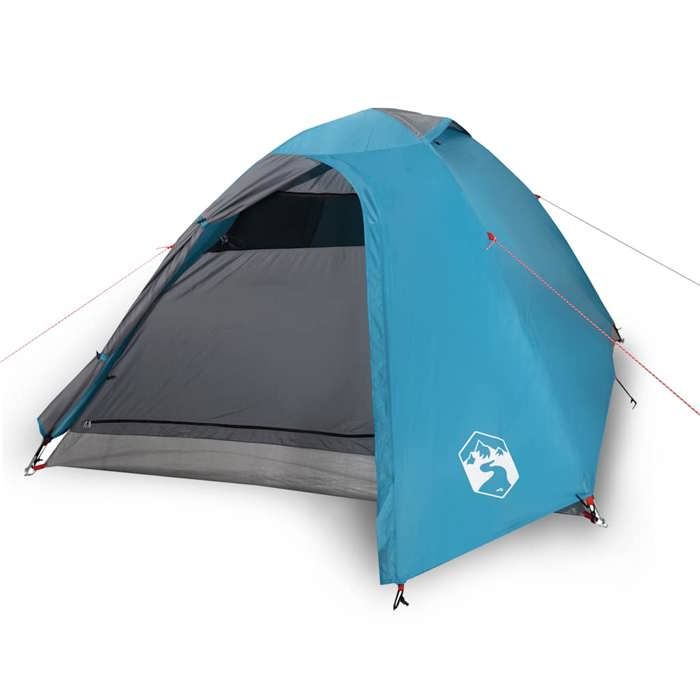 VidaXL Tente de Camping 3 Personnes, Tente d'Ombrage avec Sac de Transport, Auvent Portable avec Parois Latérales pour 94332