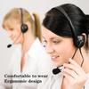 Call Center Clear Voice 3.5mm Wired Headset With Noise Canceling Mic Single-sided Telephone Headphones For Pc Computer Laptop