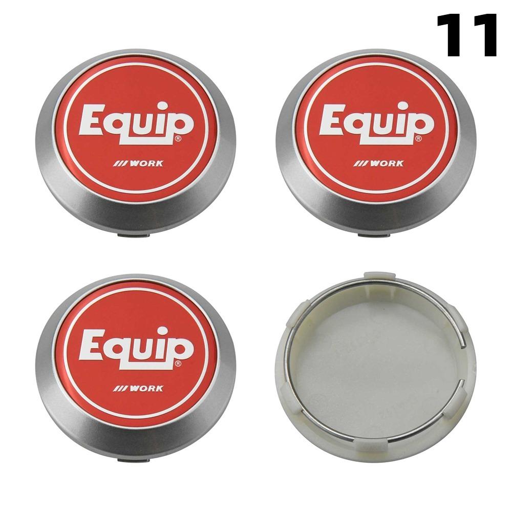 4PCS New 64MM OD / 60MM ID Cap For Rims WORK EMOTION EQUIP MEISTER VS Logo Wheel Center Cap Sport Car Wheel Cover Hub caps