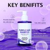 Фиолетовый шампунь Питательный смягчающий уход для волос Глубокоочищающий шампунь для обесцвеченных волос
