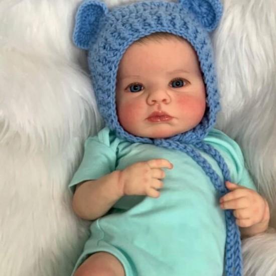 Кукла-симуляция Rebirth Doll Reborndoll Милый детский подарок Baby Boy Eye-opening Doll