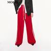 MO&Co. Women's Sporty High-Waist Wide-Leg Casual Trousers
