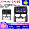 For Mitsubishi Veryca 2001-2017 Android 2 Din Car Auto Carplay 4G+WIFI GPS Car Radio Navigation Multimedia Video Player Stereo BT