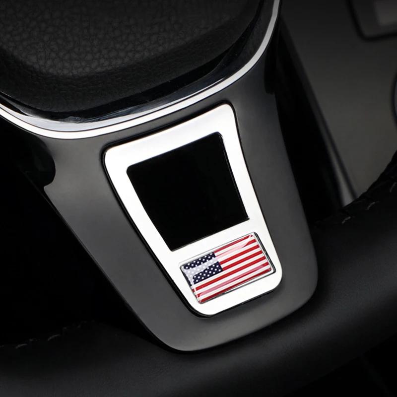 Автомобильная эмблема, наклейка на руль для Volkswagen VW Golf Polo Passat CC Tiguan Rline Jetta Atlas Bora Touran Lavida Sharan