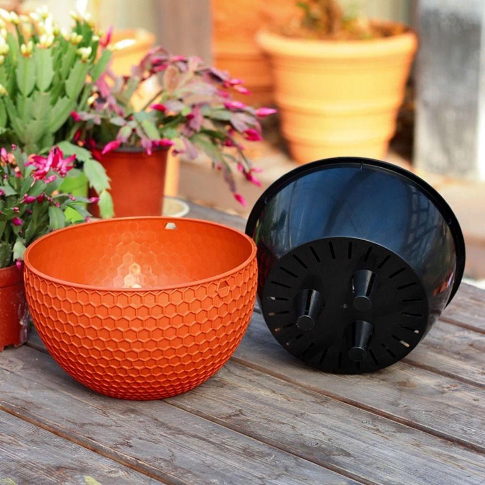 Self-Waterin Hanging Flower Basket Hydroponic Plant Pot Honeycomb Hanging Flower Pot  Garden