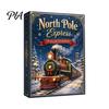 Holiday Gift for Family Transportation Vehicles Advent Calendar 2026 Kids, 24 Day Christmas Countdown Set Girls with Collectible Acrylic Mini