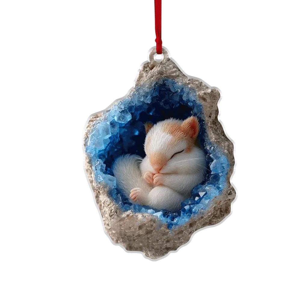 Animal Christmas Ornaments Christmas Ornaments Animal Acrylic Ornaments New Year Ornaments Christmas Pendants Standing On The Christmas Tree